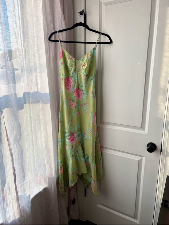 Betsey Johnson Dresses & Skirts - Vintage Betsy Johnson Bias Cut Hankerchief Midi Dress
